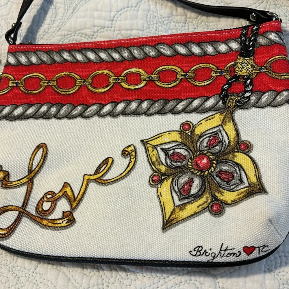 Brighton Glitter & Go Pouch Crossbody Bag NWT Tom Clancy